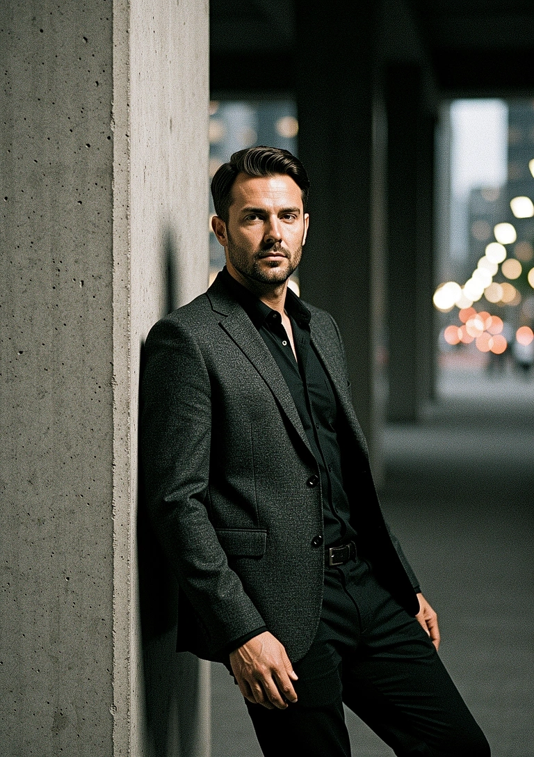 Męski Przegląd Hero Visual